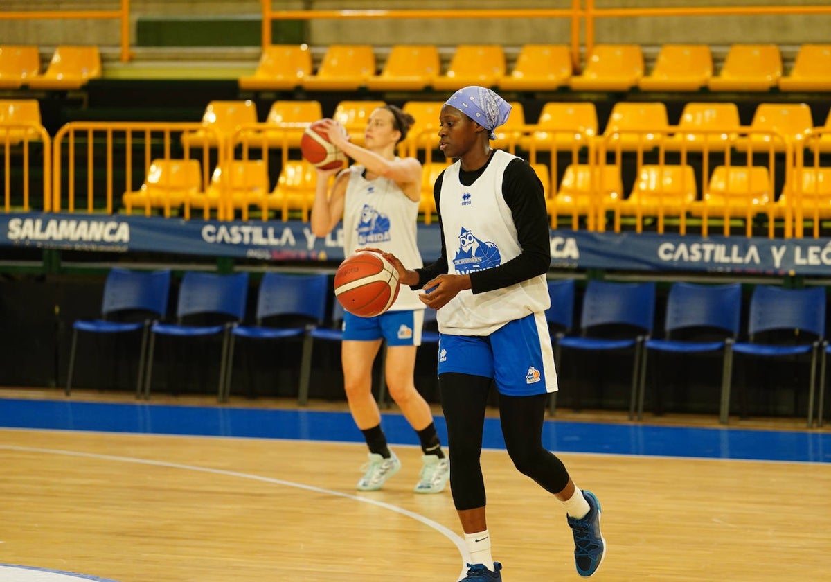 Sika Koné durante un entrenamiento de esta pasada temporada en Würzburg.