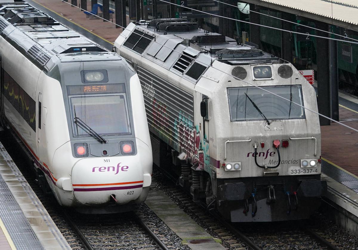 Trenes en Salamanca.