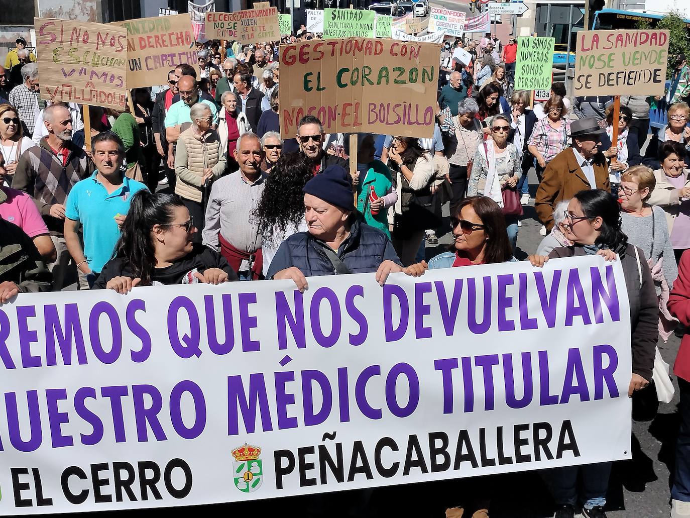 Centenares de personas demandan en Béjar una sanidad rural de calidad