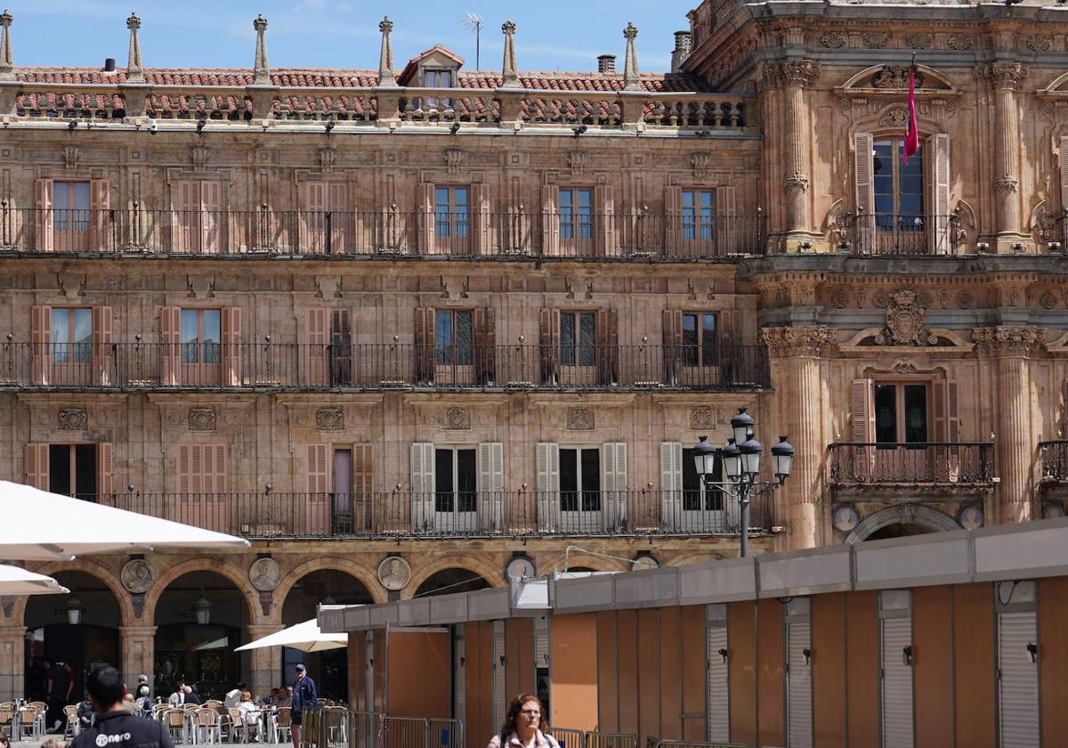 ¿Le gusta el color elegido para restaurar la Plaza Mayor?