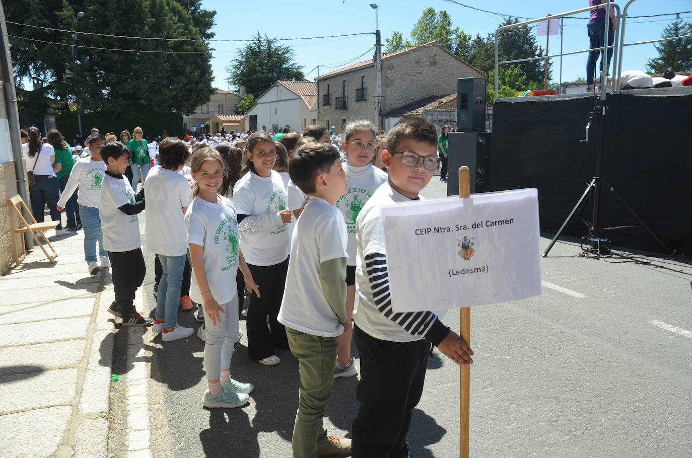 El ritmo desbocado de casi mil alumnos de escuelas de toda la provincia