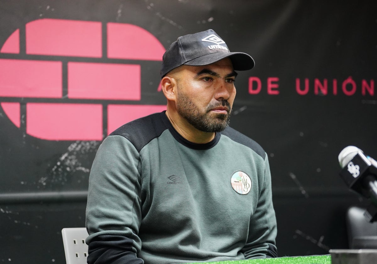 Jehu Chiapas, en la sala de prensa del Helmántico.