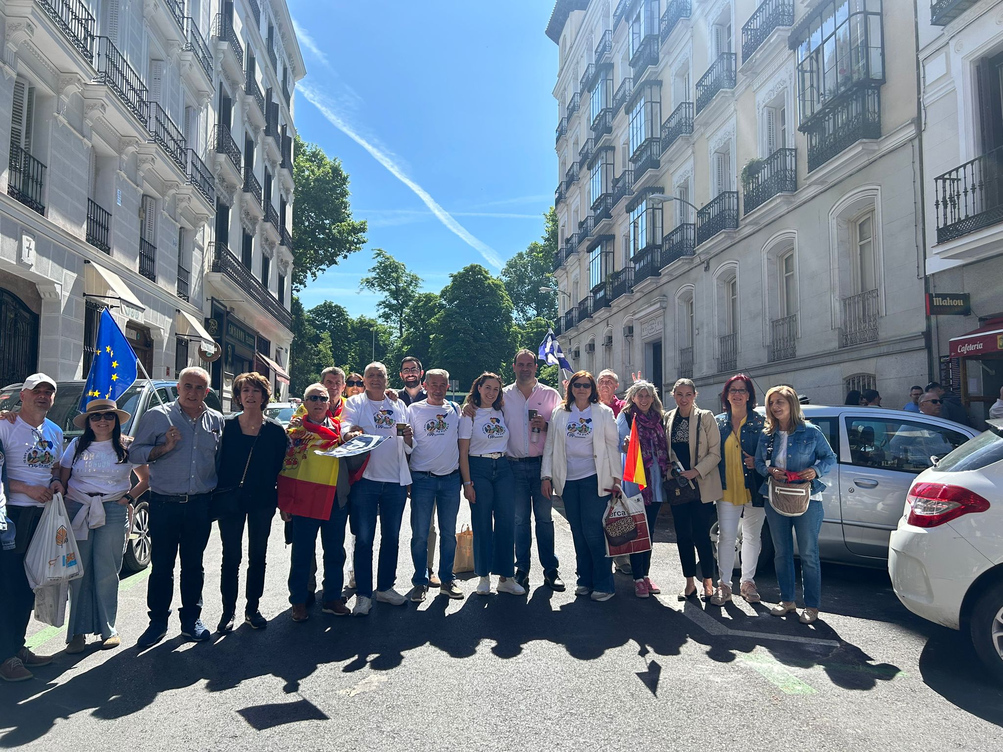 La expedición salmantina en la manifestación de Madrid, en imágenes