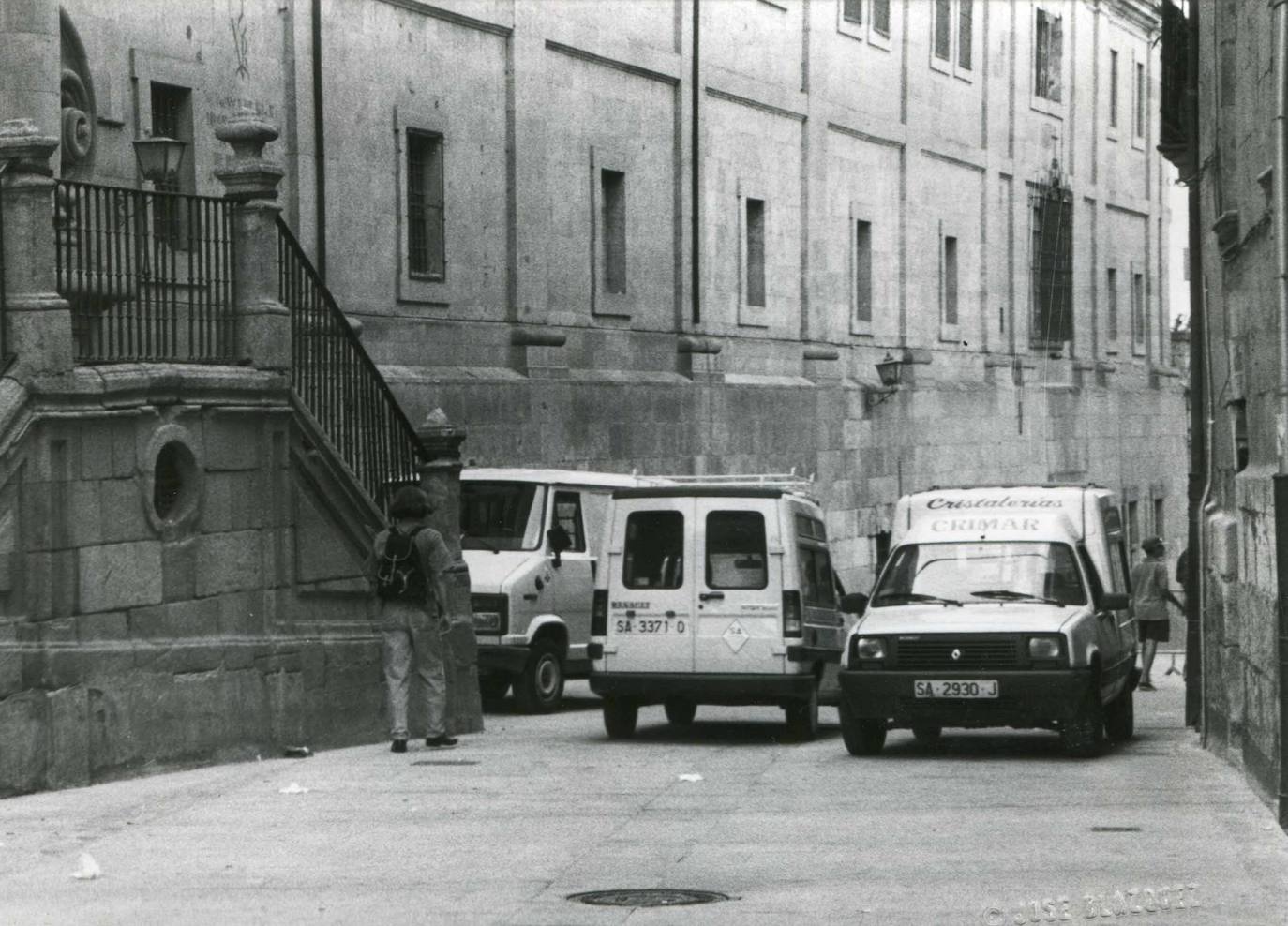 La calle Compañía, hace casi 40 años.