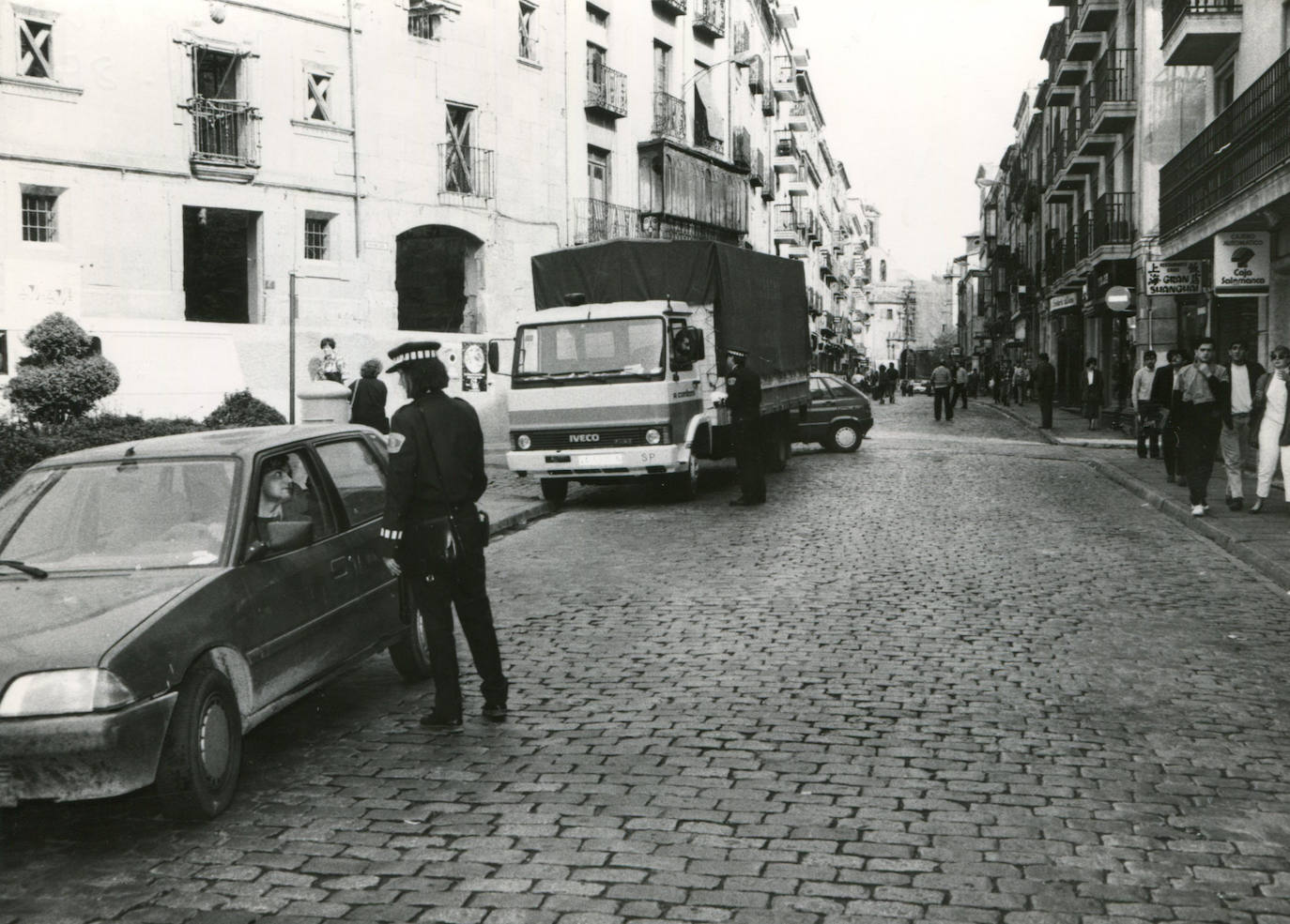 La Rúa, hace casi 40 años.