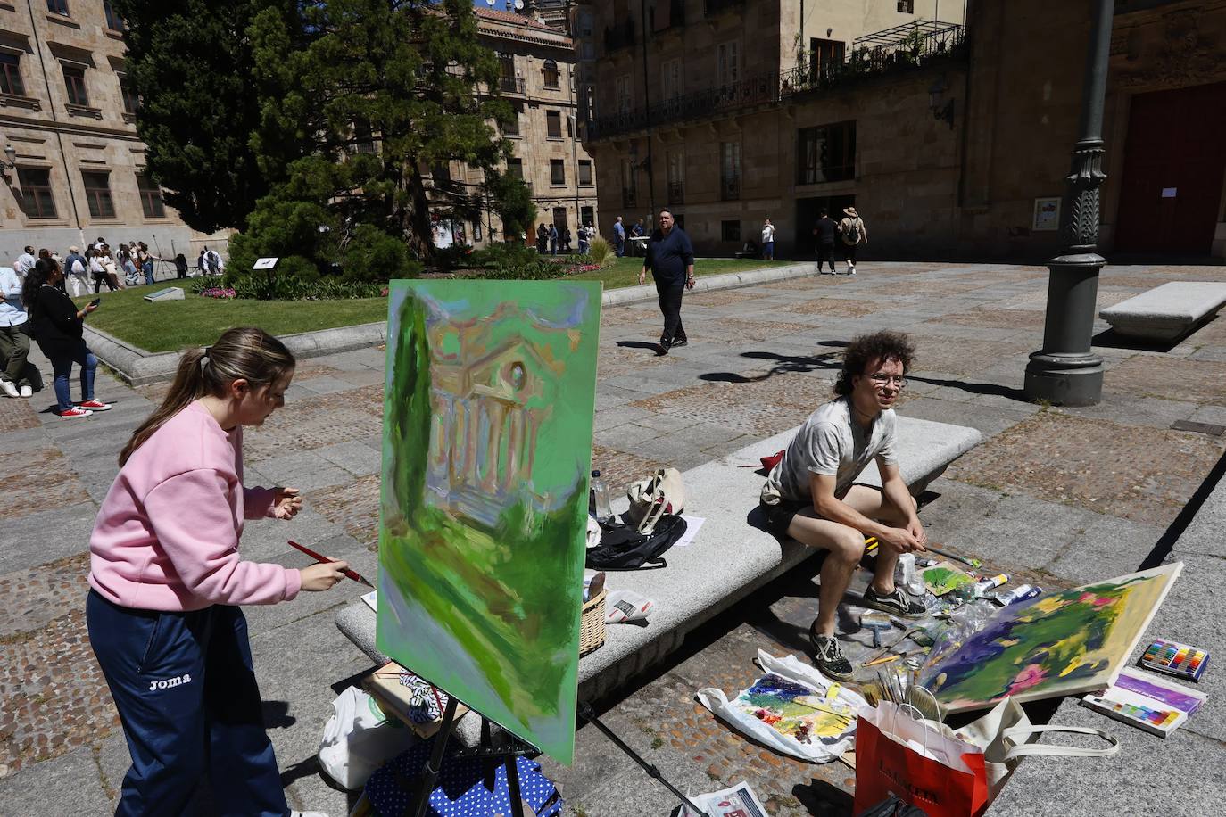 Salamanca se llena de arte con el Certamen de Pintura al Aire Libre de la Fundación GACETA