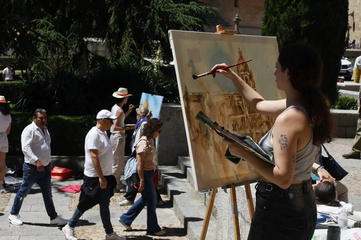 Salamanca se llena de arte con el Certamen de Pintura al Aire Libre de la Fundación GACETA