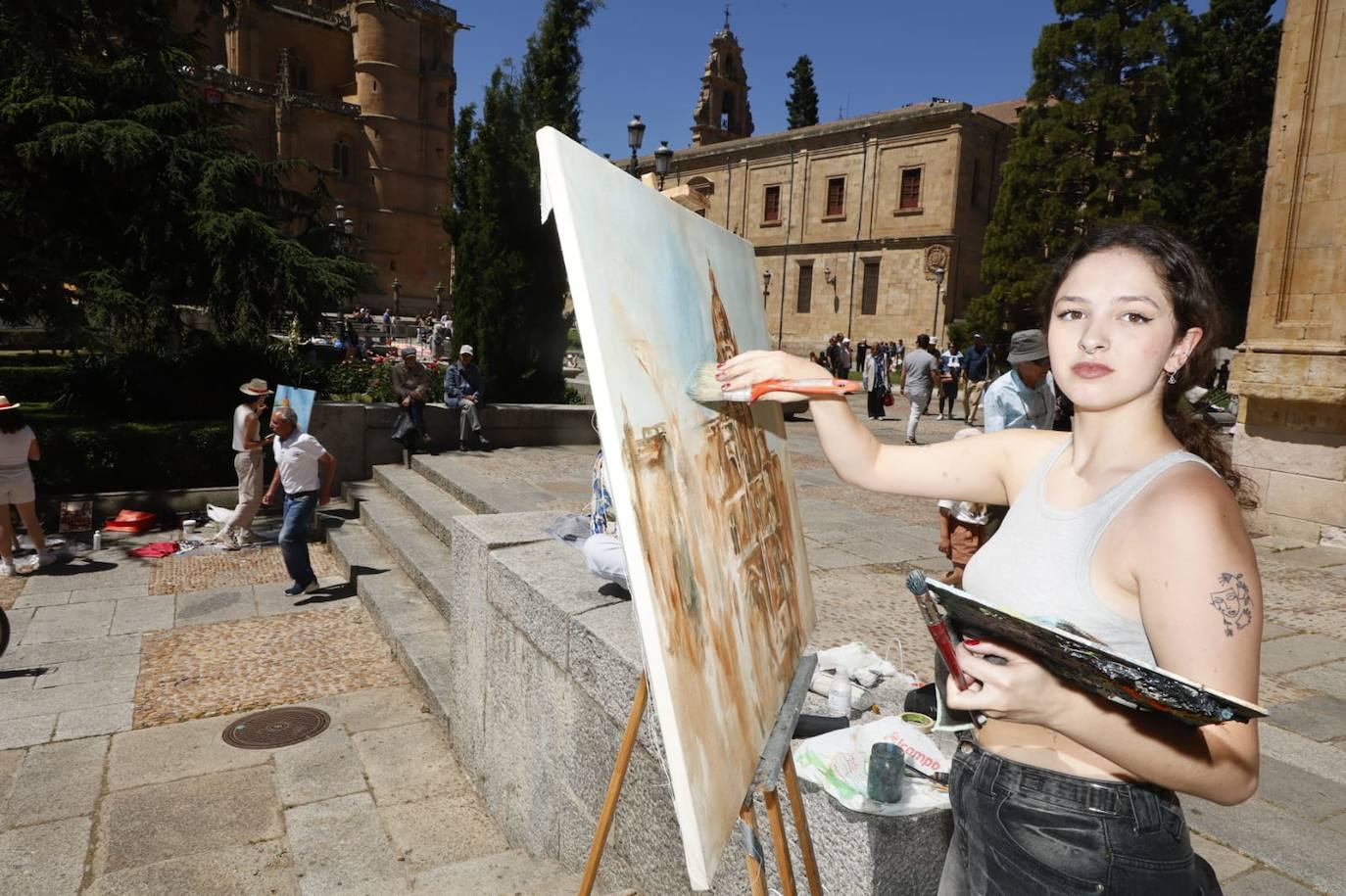 Salamanca se llena de arte con el Certamen de Pintura al Aire Libre de la Fundación GACETA