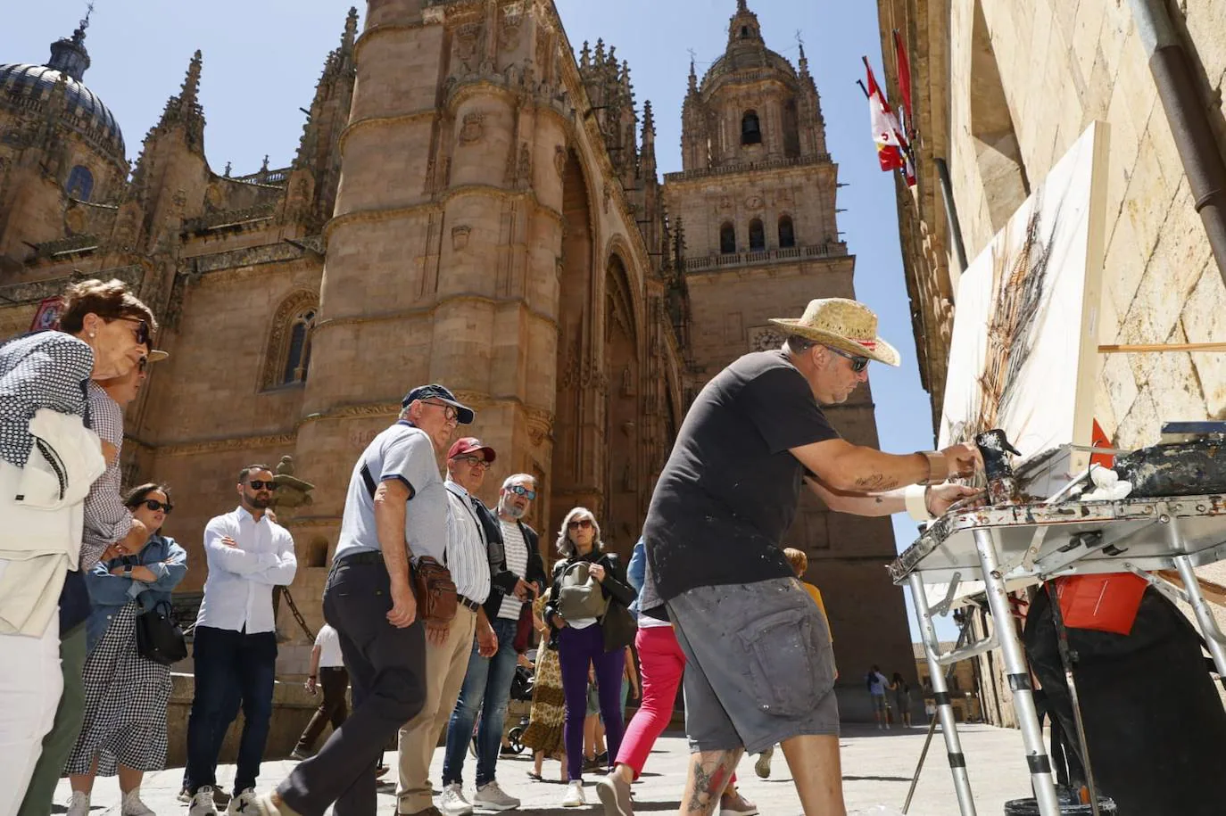 Salamanca se llena de arte con el Certamen de Pintura al Aire Libre de la Fundación GACETA