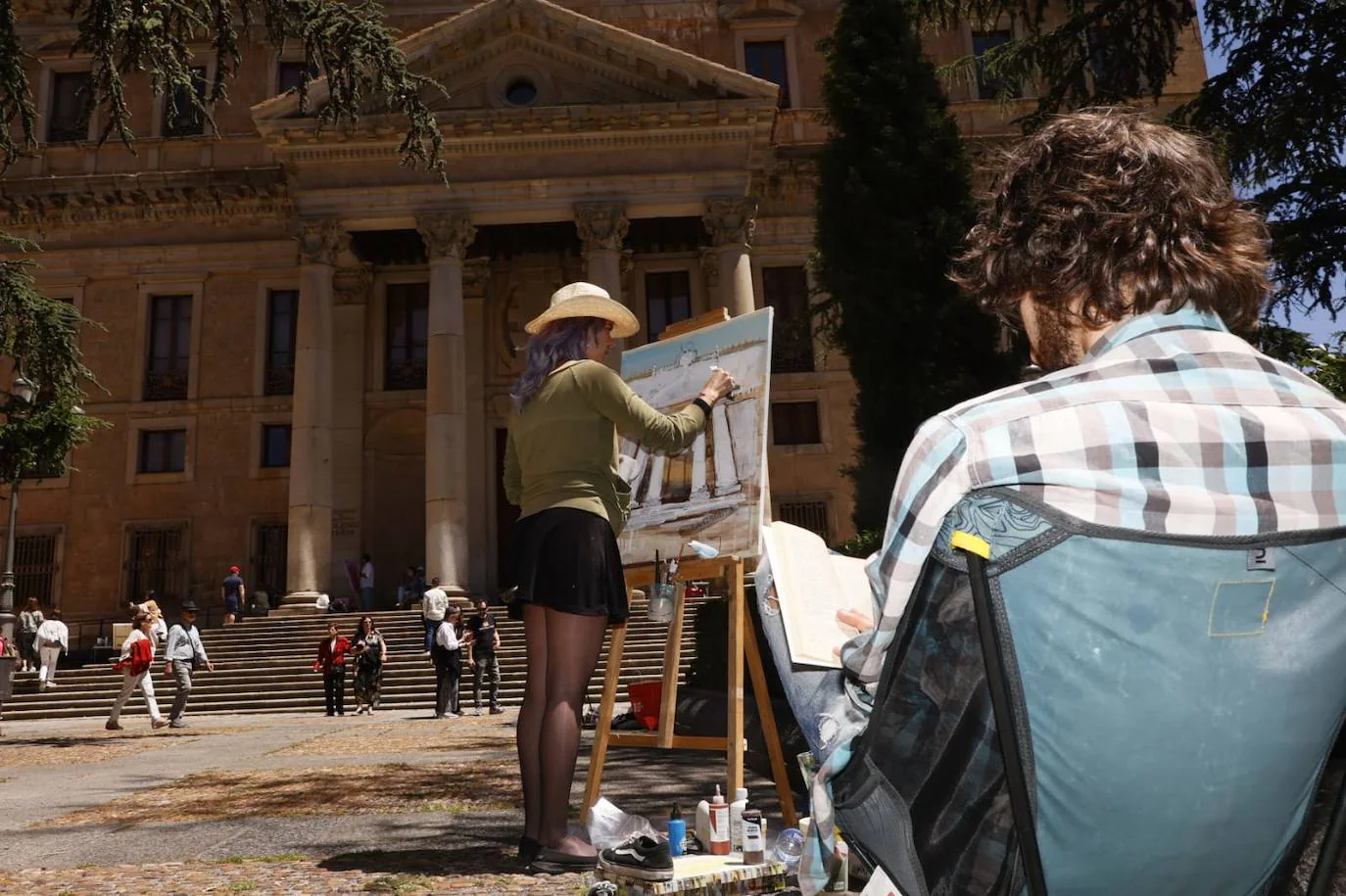 Salamanca se llena de arte con el Certamen de Pintura al Aire Libre de la Fundación GACETA