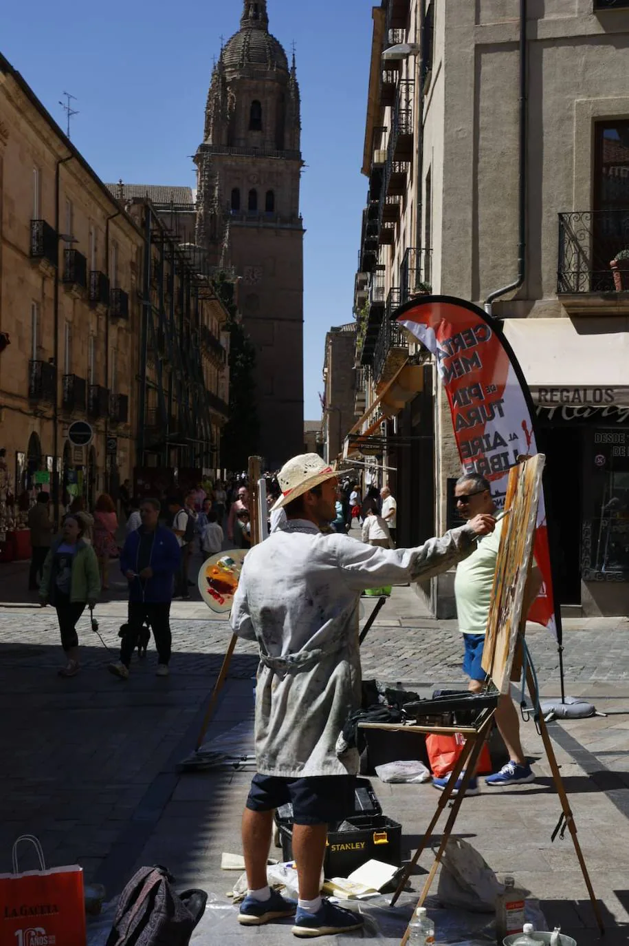 Salamanca se llena de arte con el Certamen de Pintura al Aire Libre de la Fundación GACETA