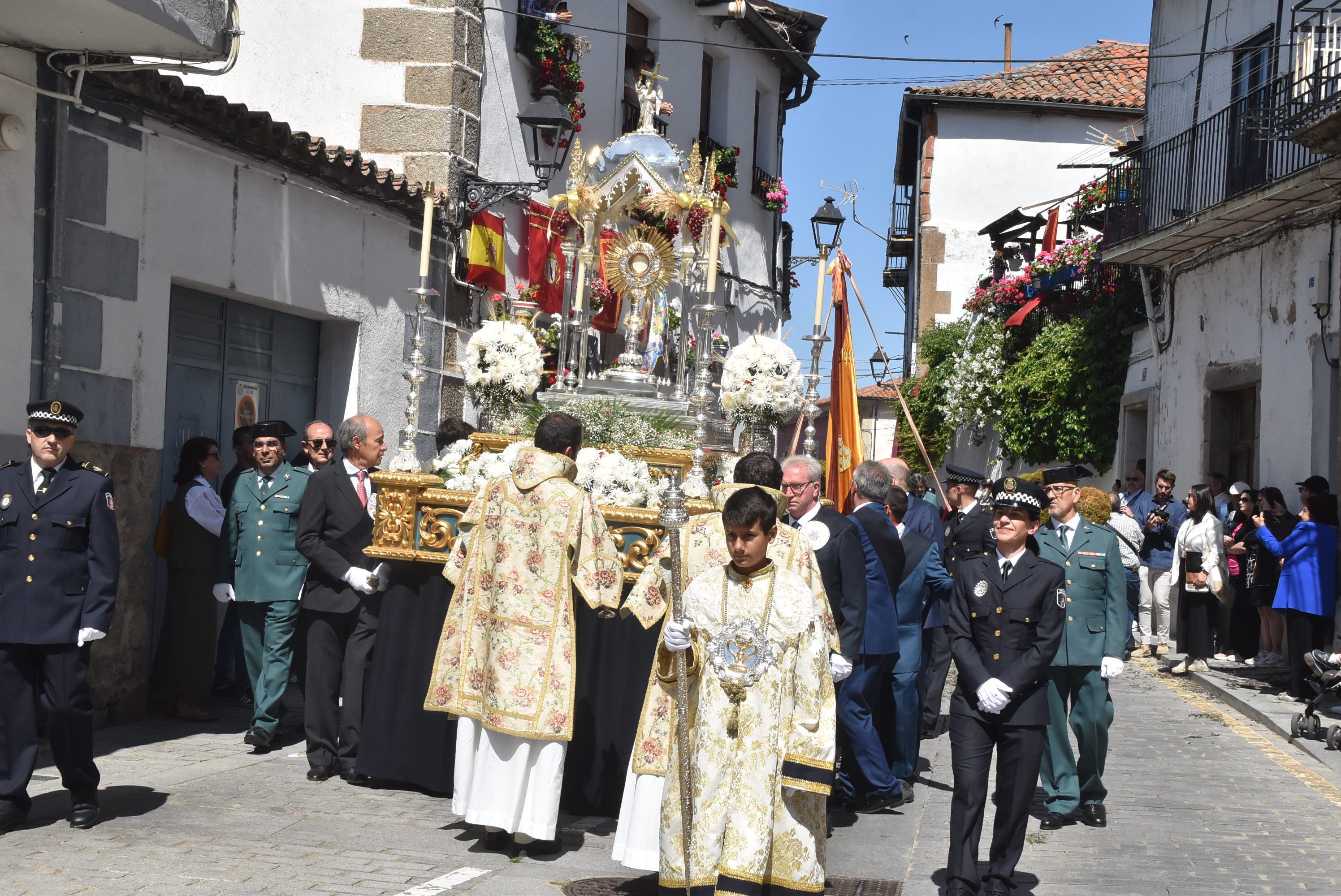 Béjar brilla en el quinto aniversario de su Corpus más internacional