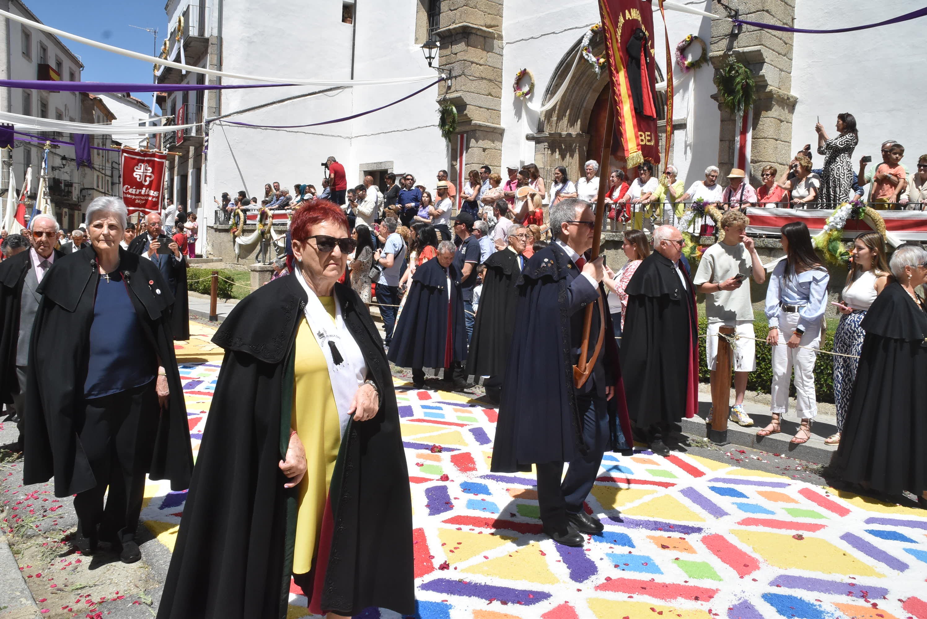 Béjar brilla en el quinto aniversario de su Corpus más internacional