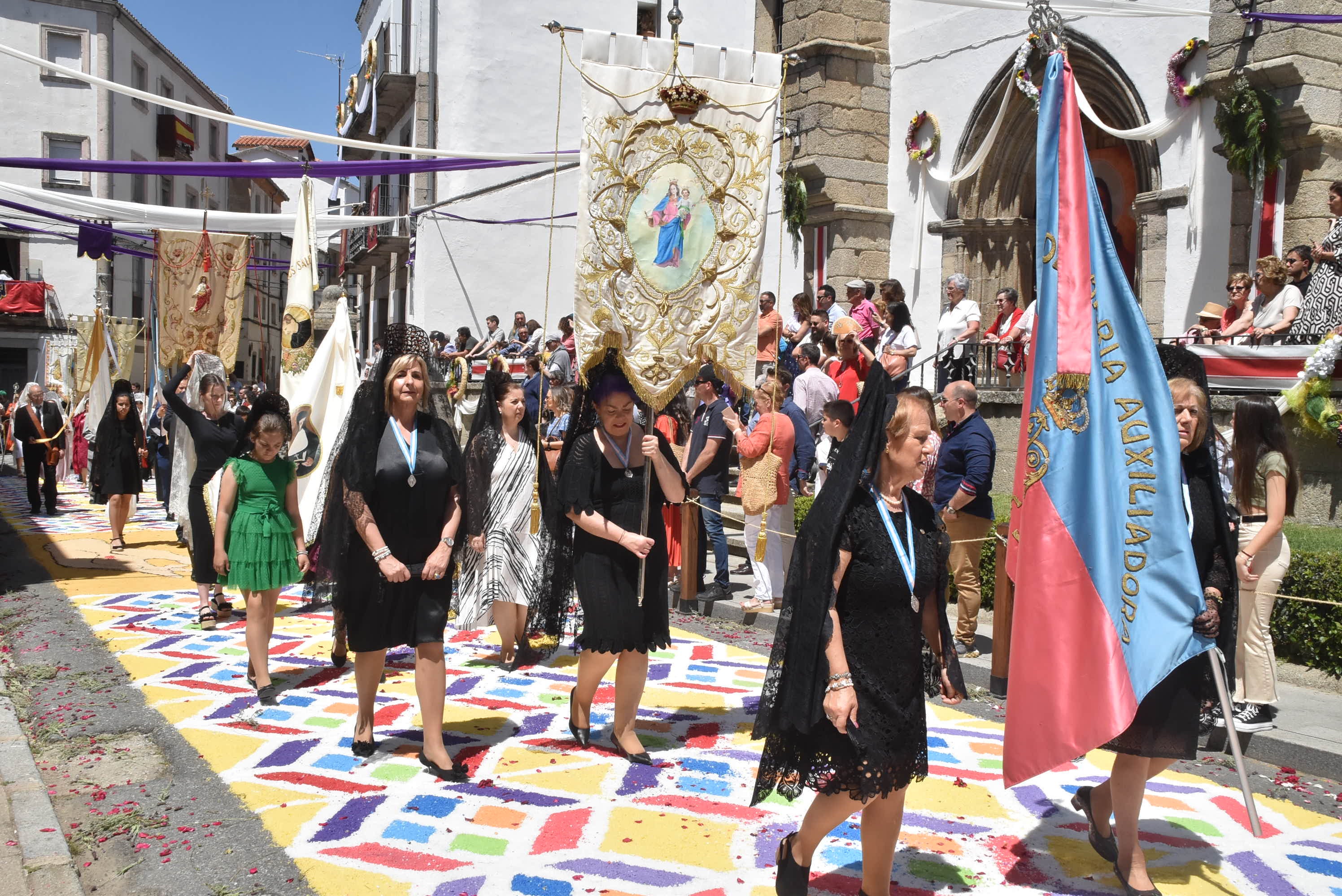 Béjar brilla en el quinto aniversario de su Corpus más internacional