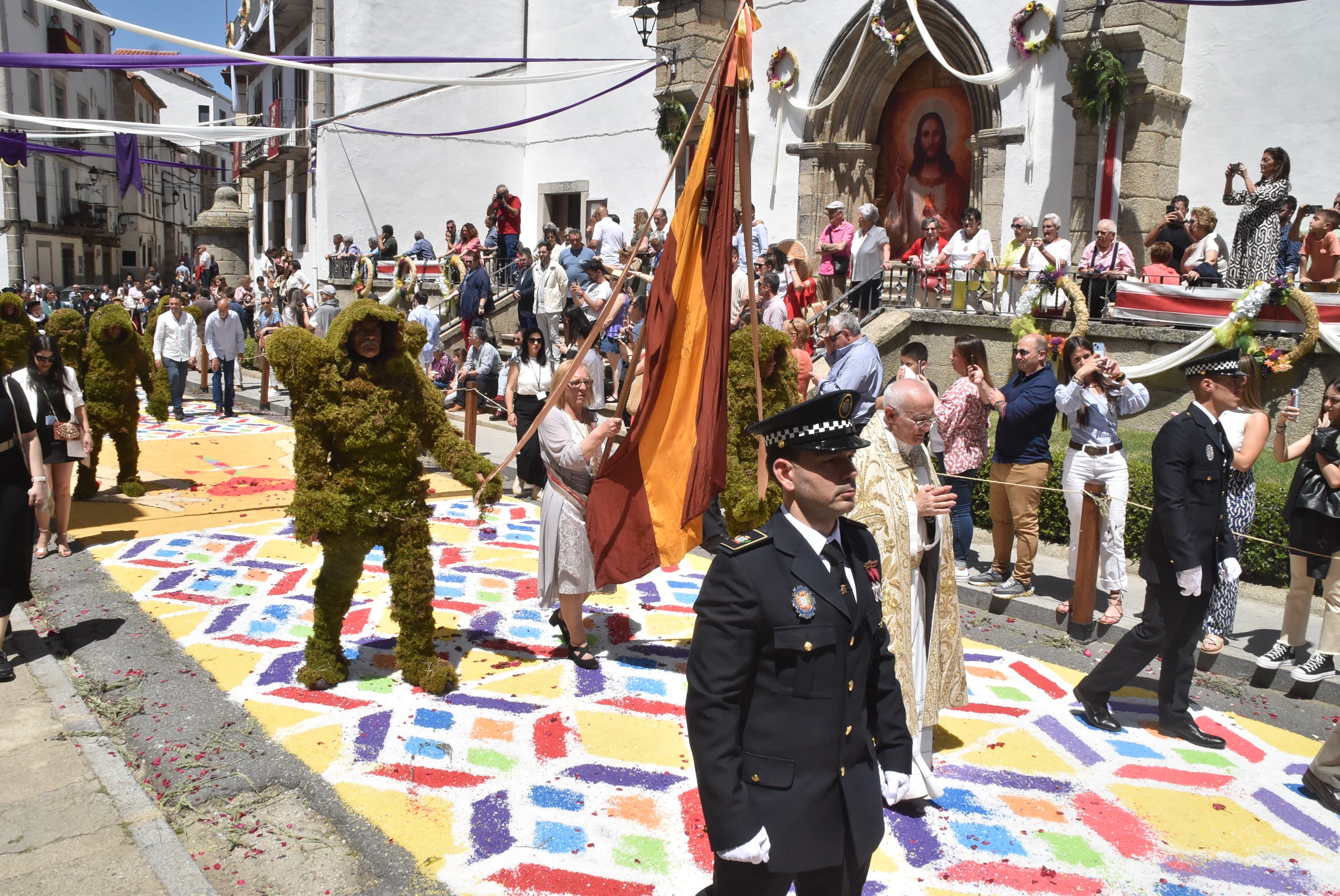 Béjar brilla en el quinto aniversario de su Corpus más internacional