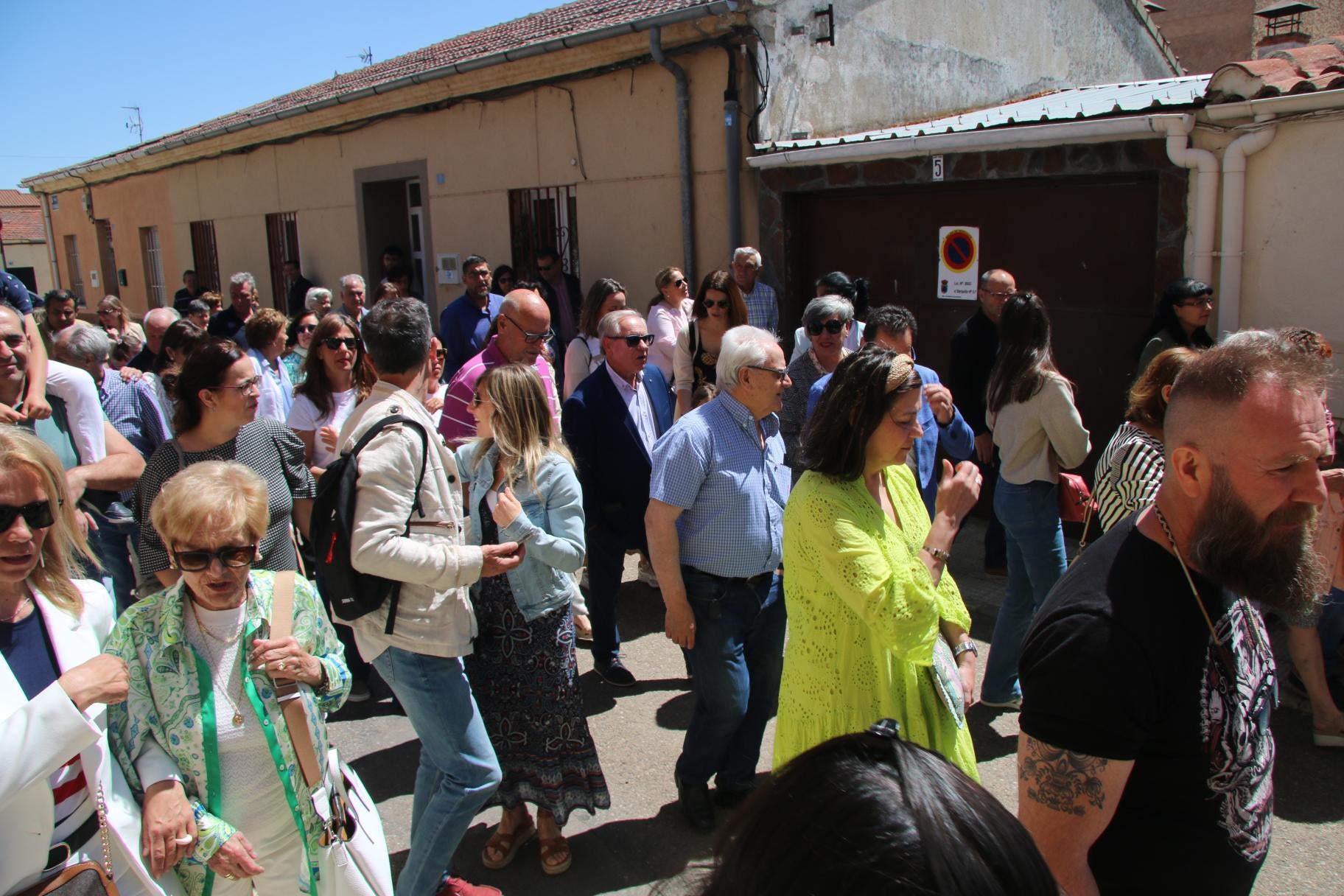 Altares y paleos para el día de fiesta en Aldeatejada