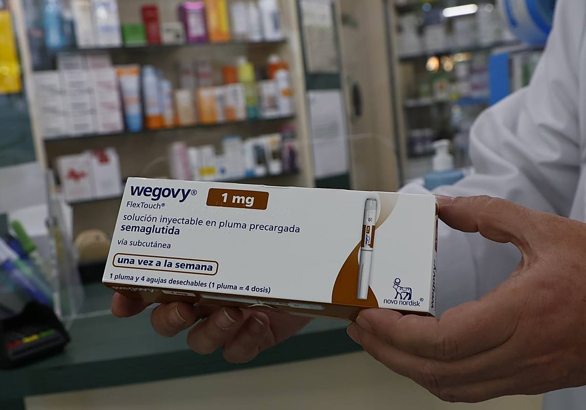 El fármaco para ayudar a adelgazar en una farmacia de Salamanca.