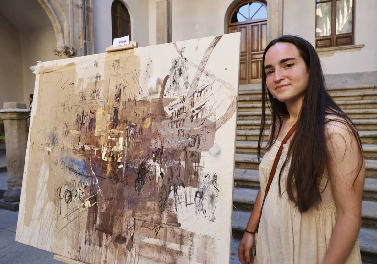 Lucía García se alza con el primer premio del XXIV Certamen de Pintura al Aire Libre de la Fundación GACETA