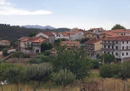 Vista general del municipio de Monsagro