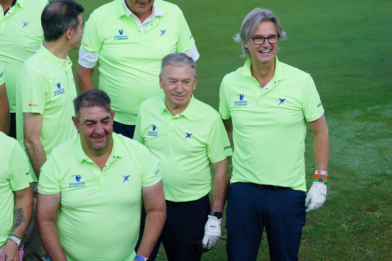 Lluvia de famosos en el campo de golf de La Valmuza