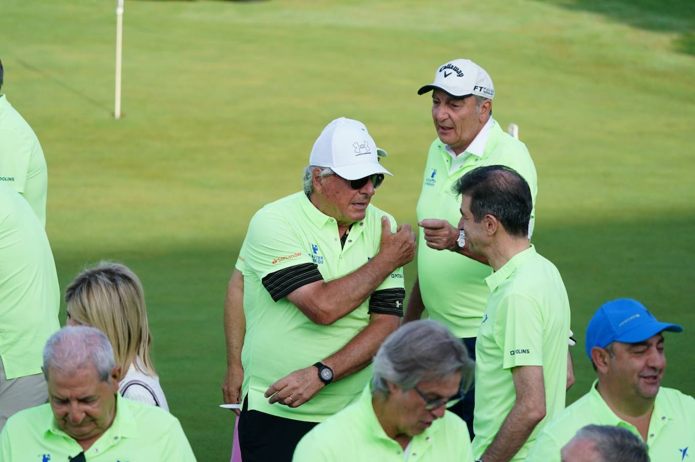 Lluvia de famosos en el campo de golf de La Valmuza