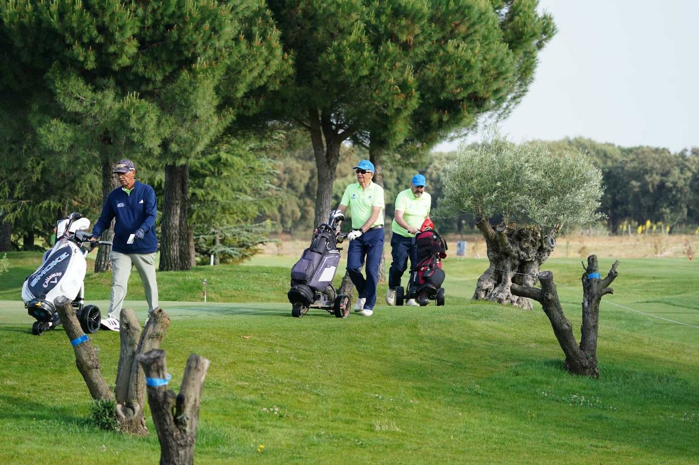 Lluvia de famosos en el campo de golf de La Valmuza