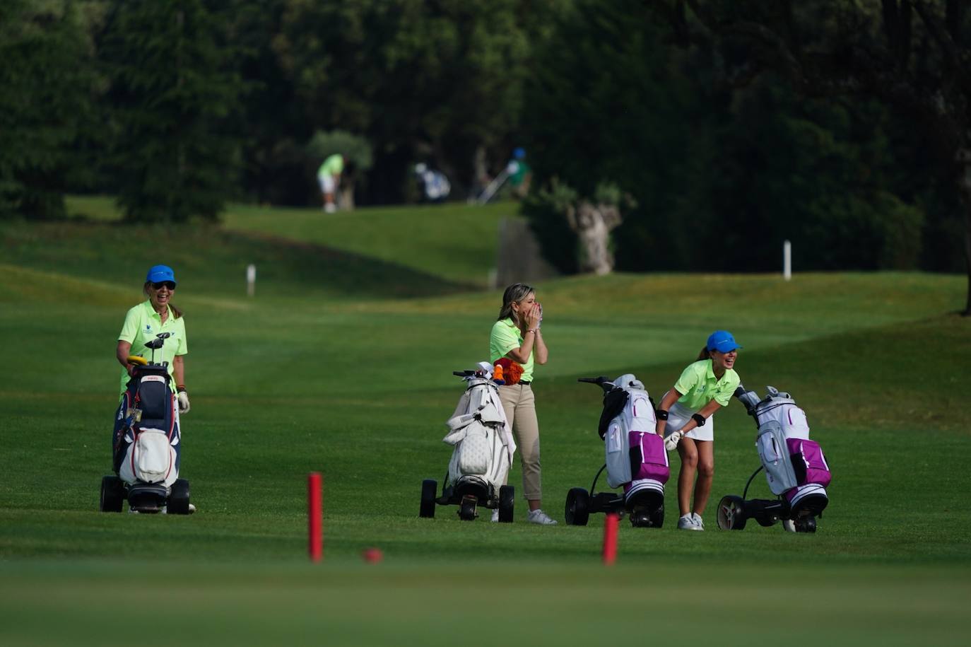 Lluvia de famosos en el campo de golf de La Valmuza