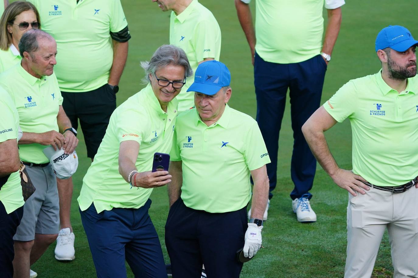 Lluvia de famosos en el campo de golf de La Valmuza