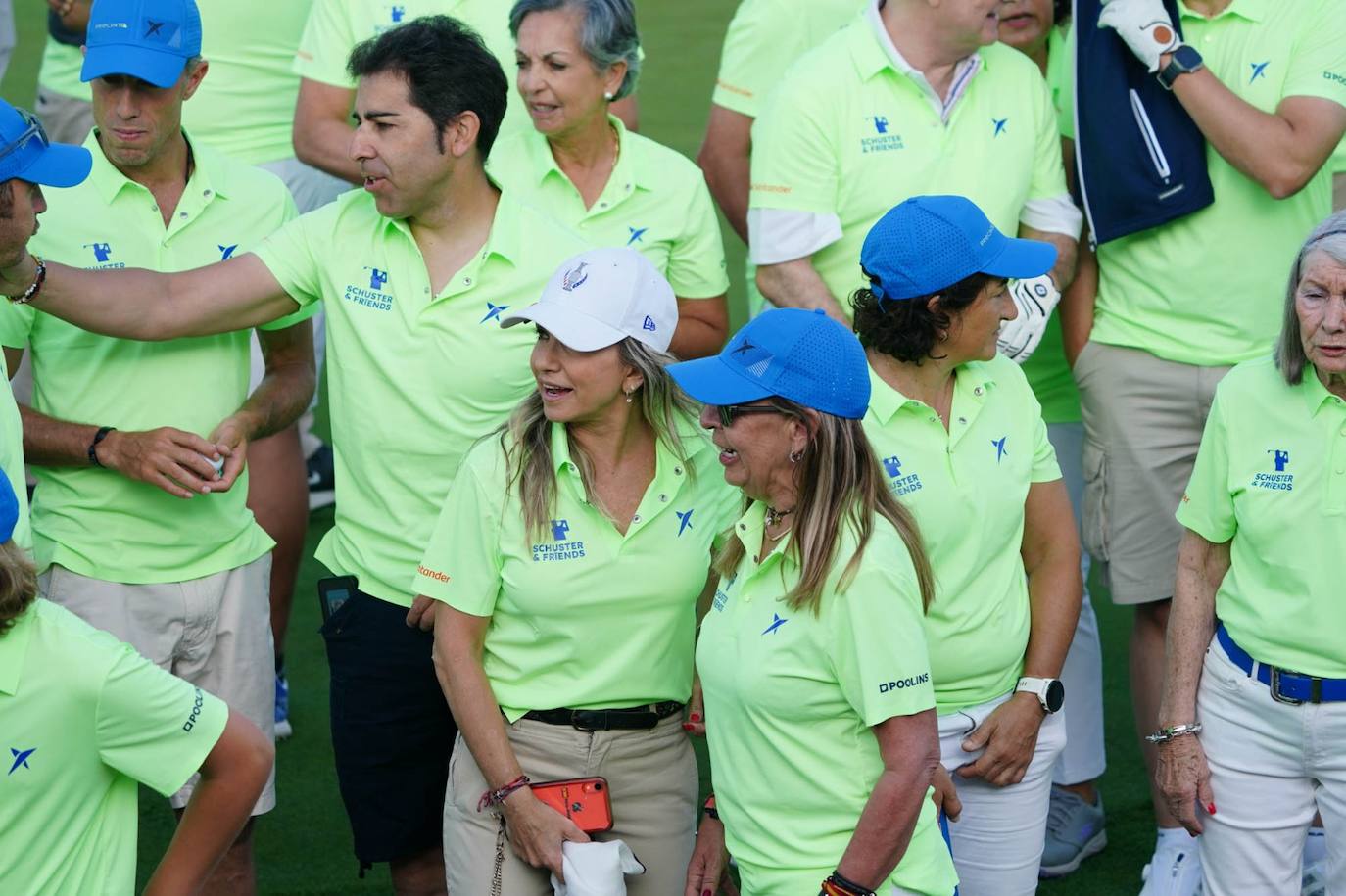 Lluvia de famosos en el campo de golf de La Valmuza