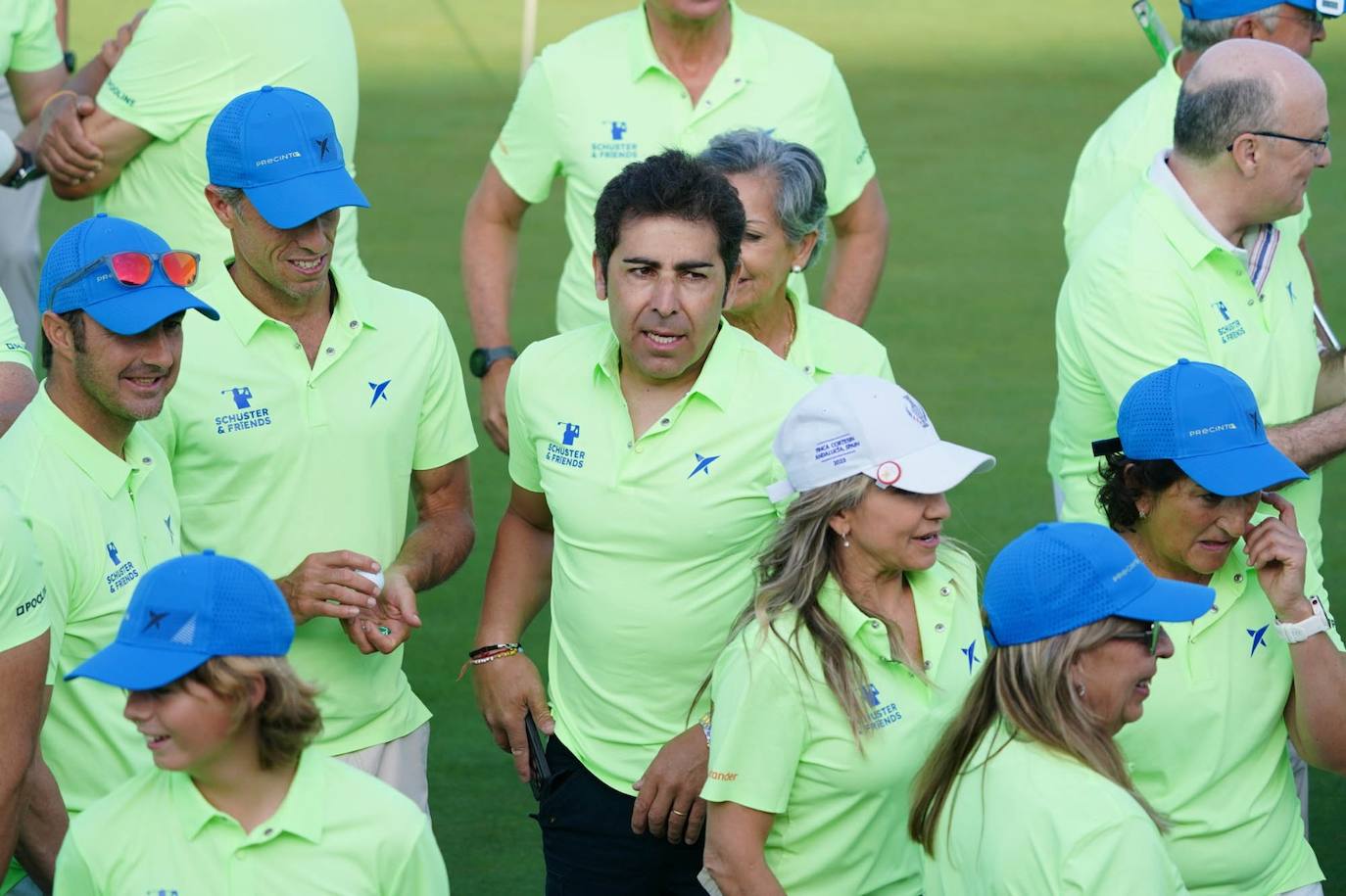 Lluvia de famosos en el campo de golf de La Valmuza