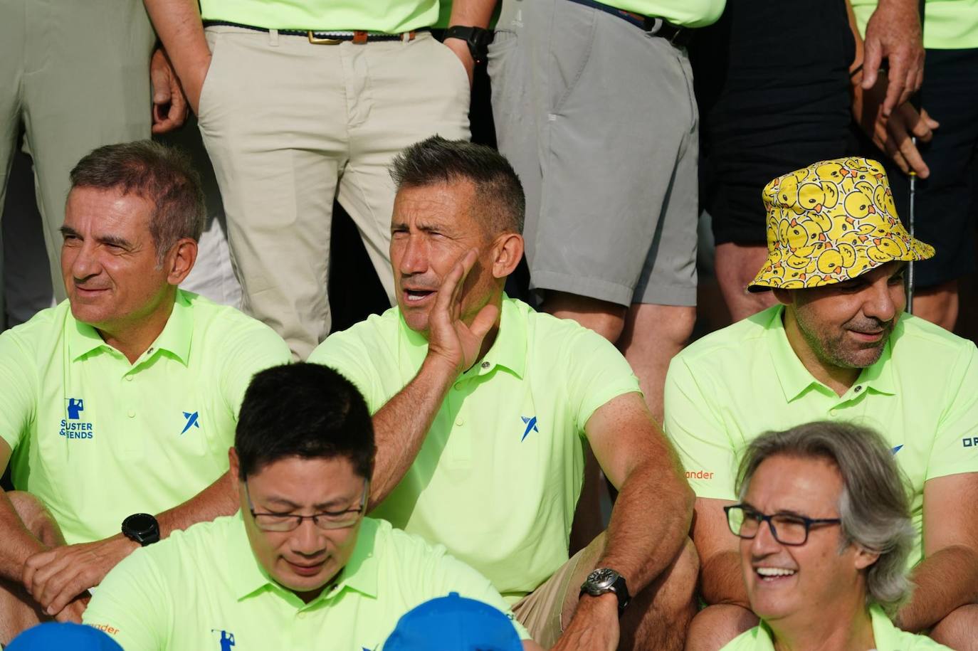 Lluvia de famosos en el campo de golf de La Valmuza
