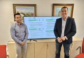 Jesús Manuel Hernández y Darío Sánchez, directores de la feria, presentaron la programación.