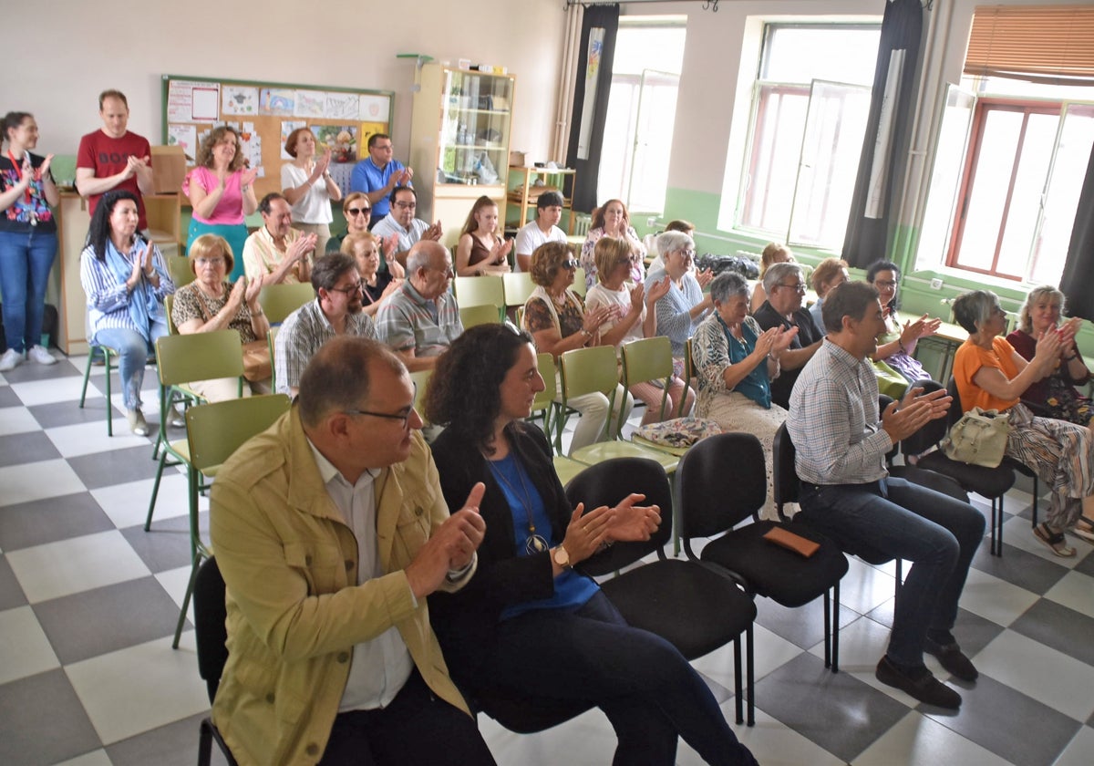 Imagen del acto celebrado en el centro de formación para personas adultas, en Béjar.