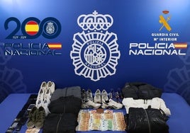 Efectos intervenidos por la Policía Nacional y la Guardia Civil.