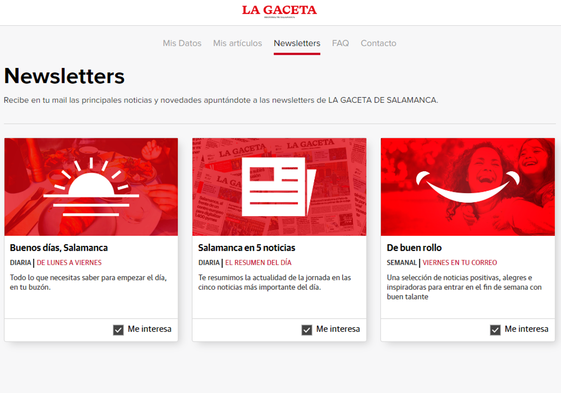 LA GACETA refuerza su oferta de newsletters