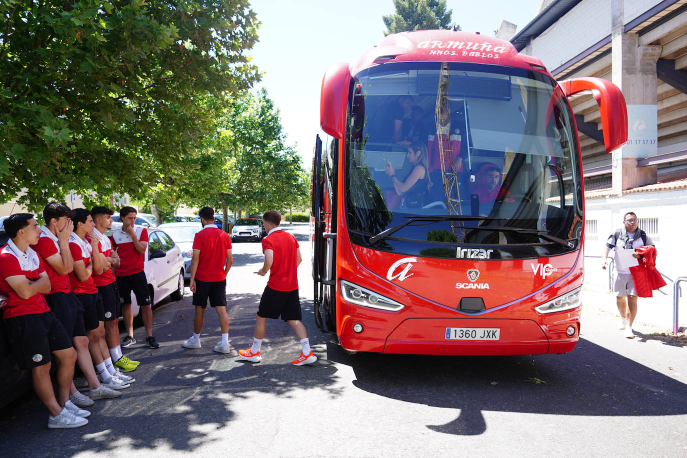 El Salamanca UDS, rumbo a Vigo con Poveda y otros 20 jugadores a bordo