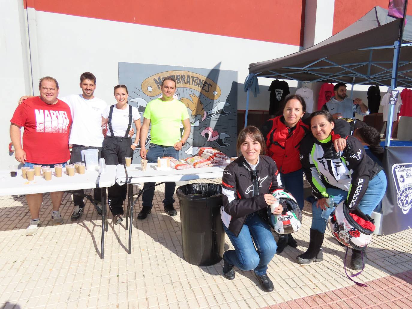 Más de 300 motos tomaron las calles de Villoria