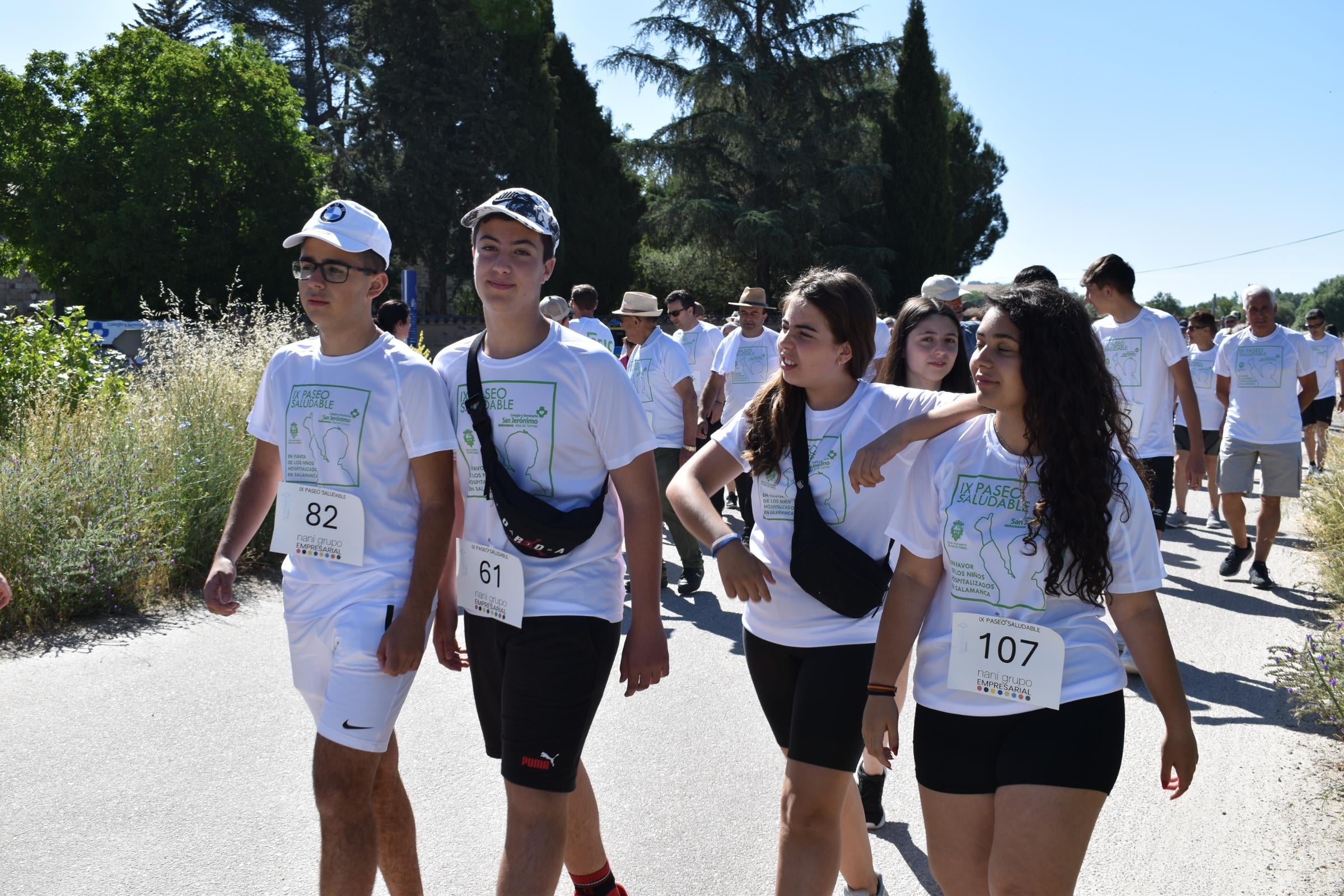 Kilómetros solidarios en Alba de Tormes para mejorar la vida de los niños hospitalizados