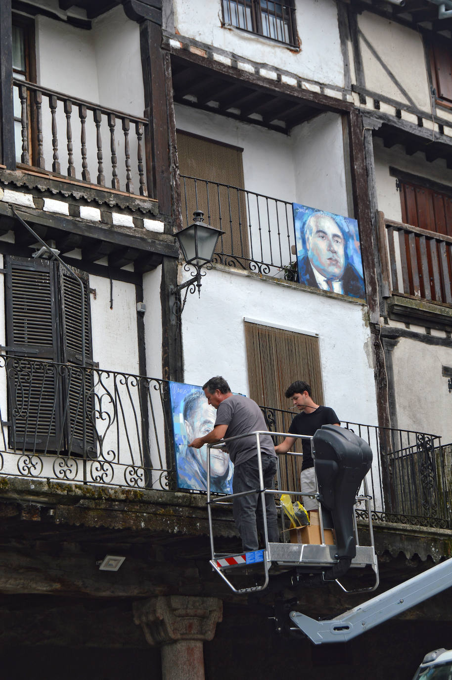 La exposición sobre García Lorca ya reposa en La Alberca