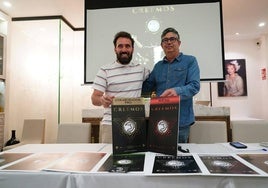 Alberto Alonso y Ernesto Castaño presentando la campaña de socios de Unionistas.