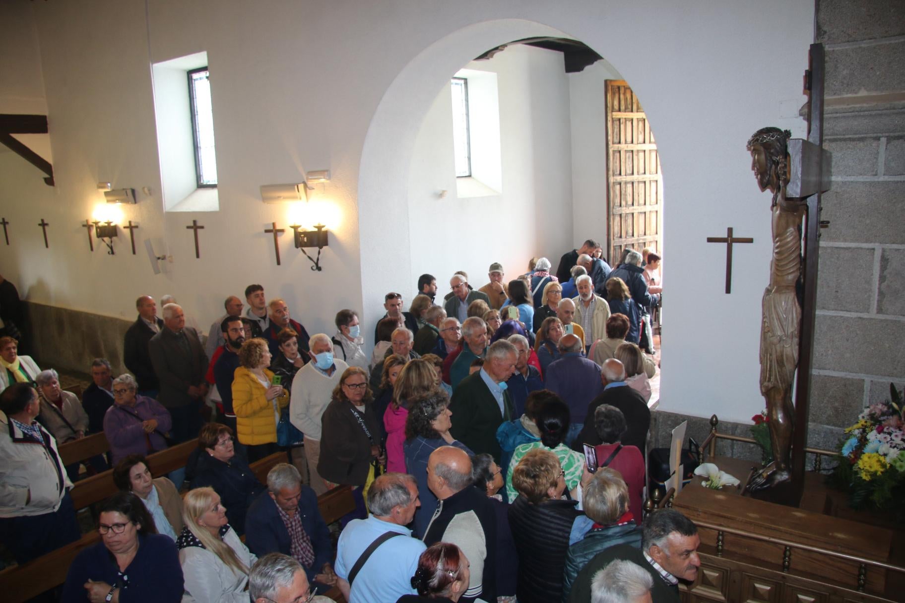 La lluvia desluce la romería grande del Cristo de Cabrera