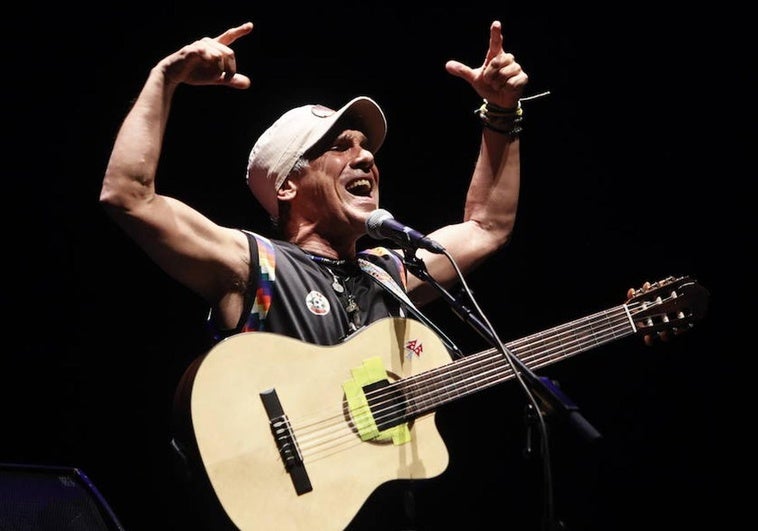 Manu Chao, en su actuación de Salamanca.