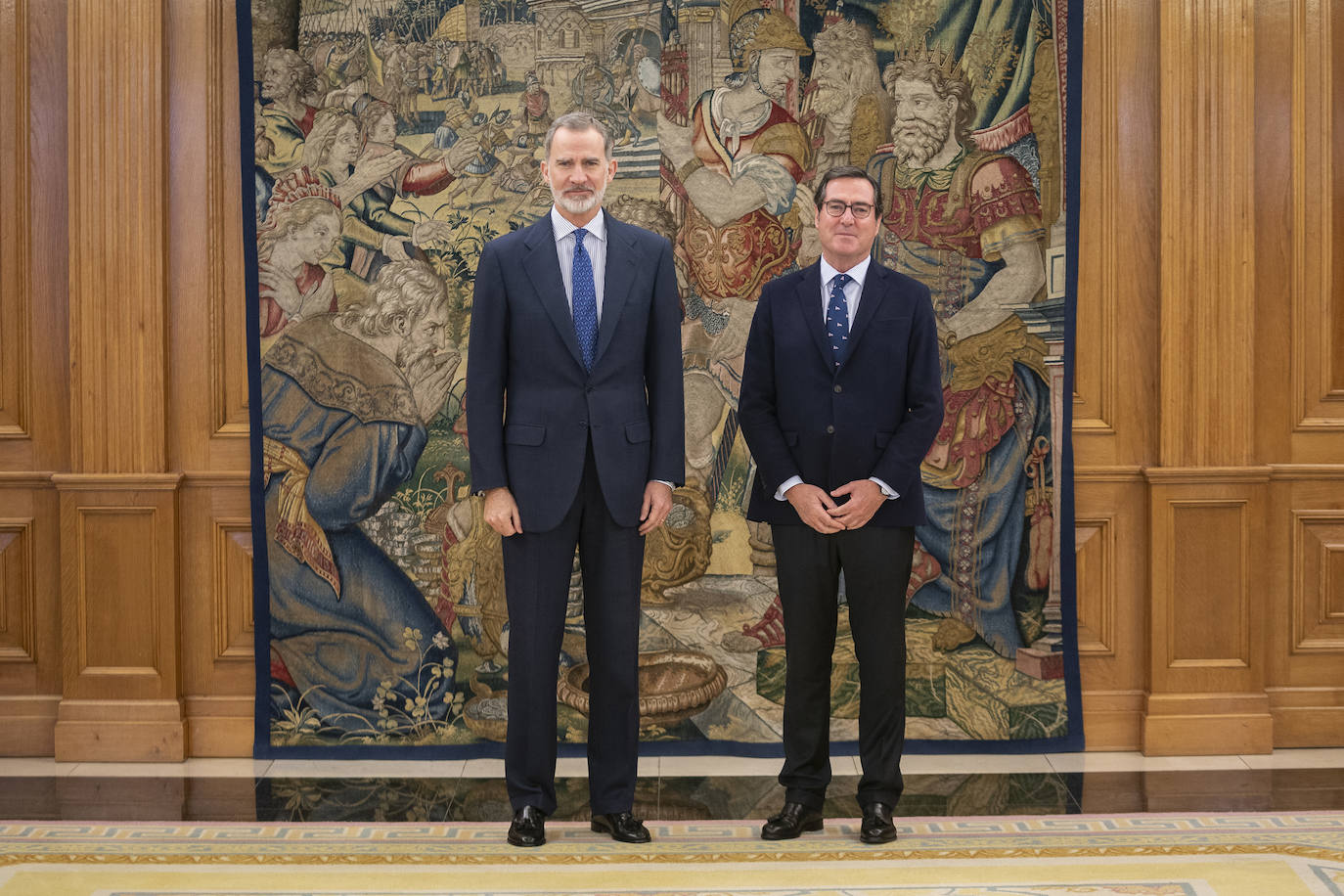 Ovaciones y «vivas» en la celebración del décimo aniversario de Felipe VI al frente de la Corona