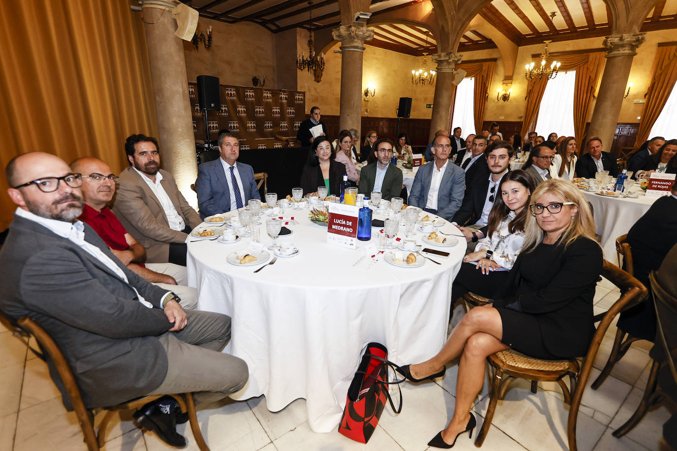 Pablo Peñalosa (300K Bio), Fernando Alcaraz (Bigbangbox), Ricardo Jara (Immunostep), PedroGarcía (Centro de Láseres Pulsados), Arantxa García (Fundación general de la Universidad), Pablo Díaz y Óscar Iglesias (Grupo Recoletas), Christian Marcos y Mónica Gómez (Ymca) y Queralt Ruiz (Joyería Queralt Ruiz).