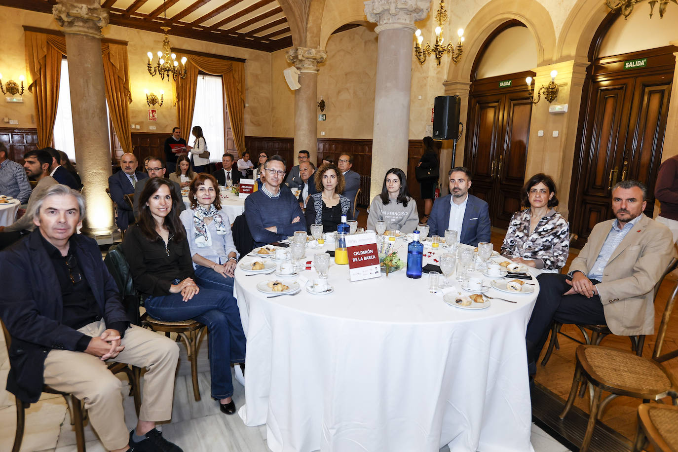 Jesús Rivas (Redactame), María Concepción Martín (Arsoft), Alicia Tamames (Cidegen), Marcos Mateos (Parque Científico), Elsa García y Rebeca de la Cruz (Neathea), José María García y María José García (Icecyl) y Miguel Ángel de Vargas (Ibéricos Torreón).