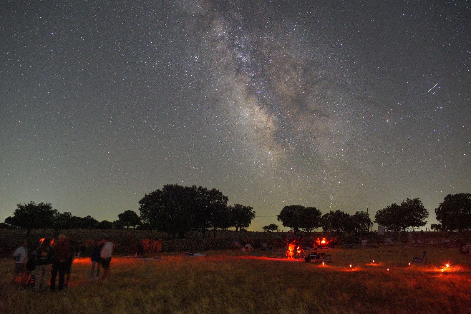 Imagen de una observación astronómica realizada en Salamanca.