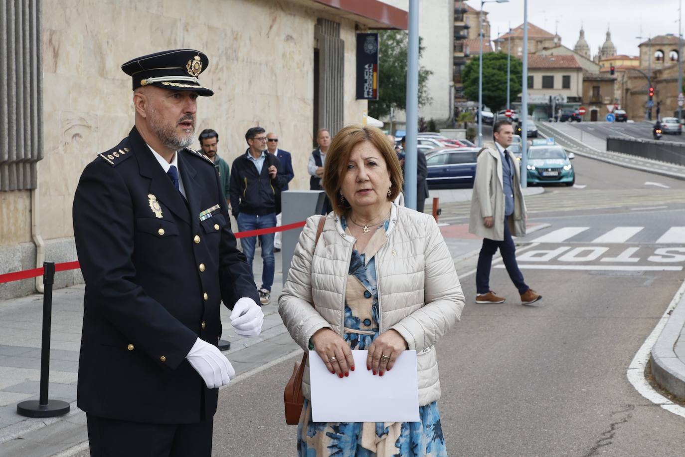 Así ha sido el emotivo recuerdo de la Policía Nacional de Salamanca a los agentes asesinados a manos de grupos terroristas