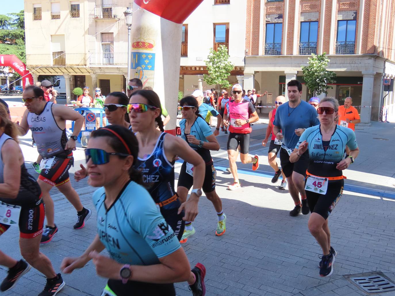 Jorge Horcajo y María Jesús Martín se imponen en el VII Duatlón Cross ‘Ciudad de Peñaranda’