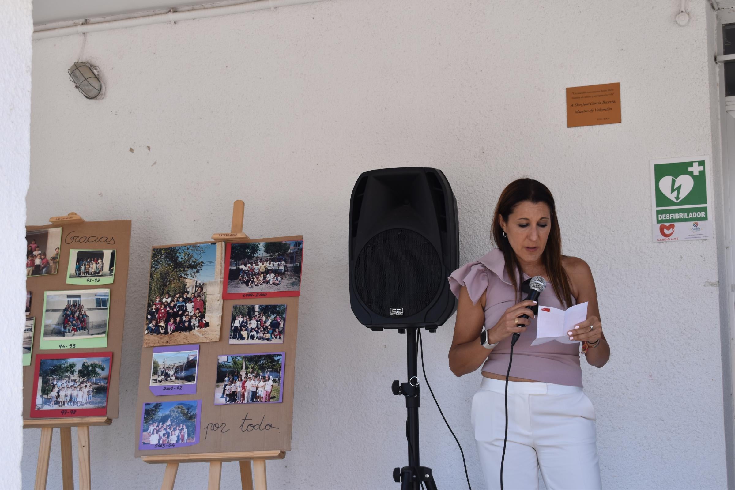 Valverdón recuerda en un bonito homenaje póstumo al profesor José García Becerra