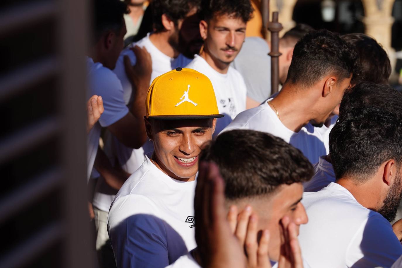 La recepción del Salamanca UDS en el Ayuntamiento, en imágenes